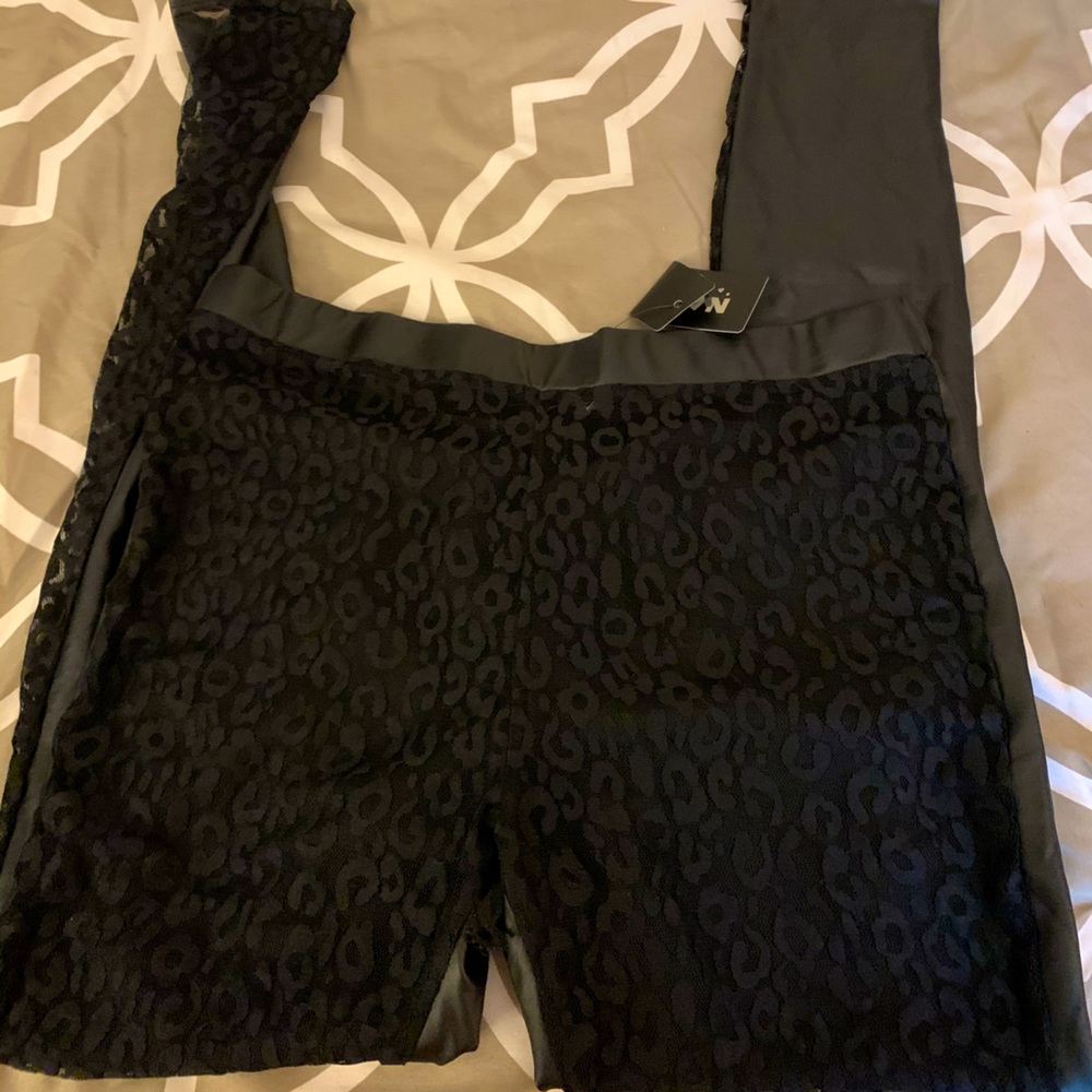 Cute lace leopard leggings